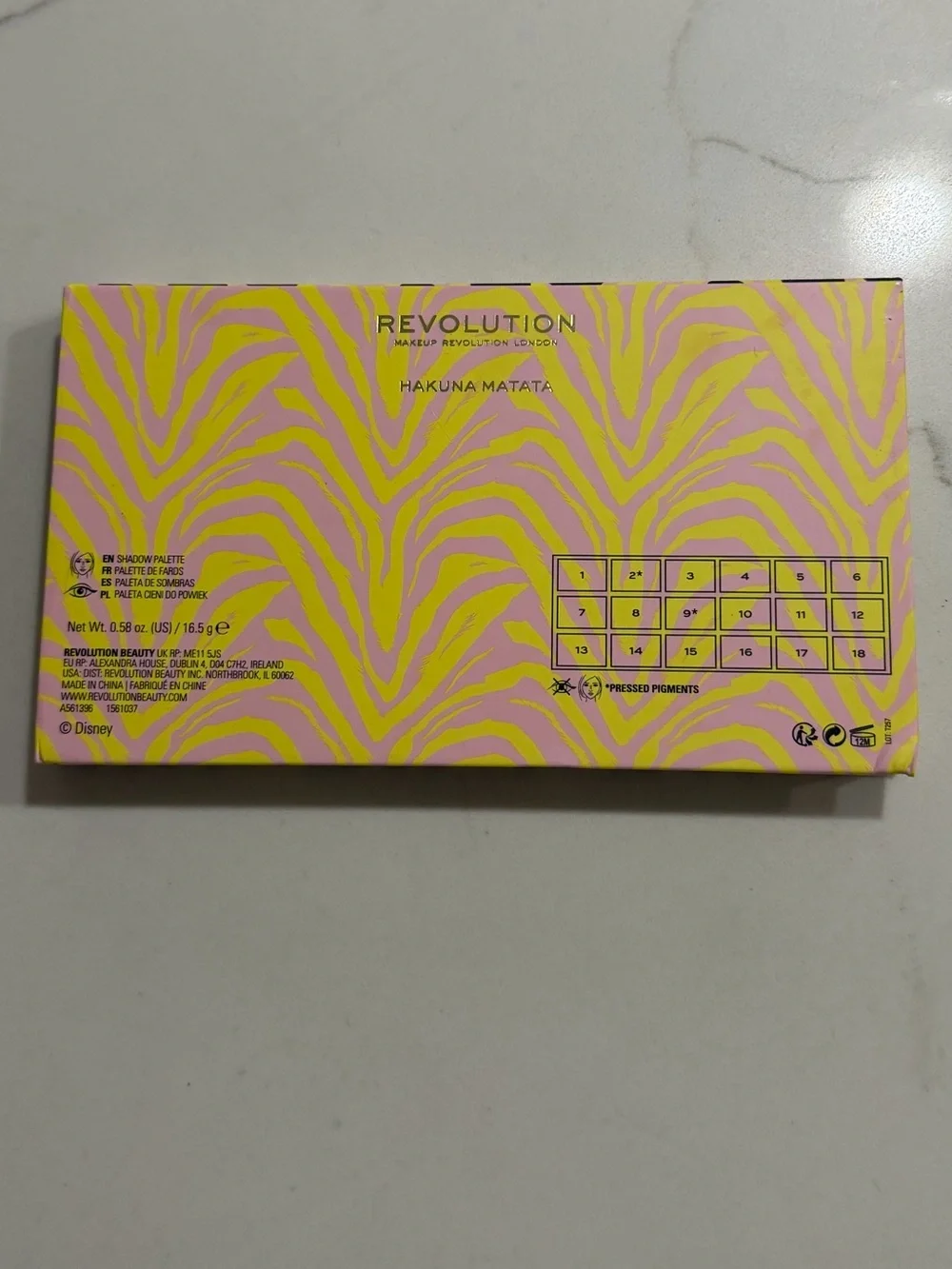 Revolution x The Lion King Hakuna Matata Eyeshadow Palette